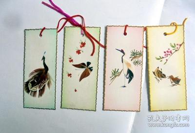 歲月珍藏 60、70年代中國羽毛水彩手繪書簽的藝術(shù)魅力