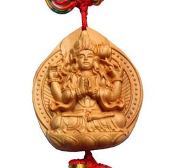 桃木工藝品 車內(nèi)吉祥掛件，祈愿出入平安